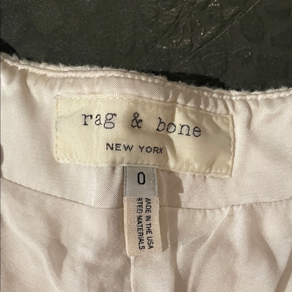 rag & bone Cream High Waist Women's Shorts - Picture 2 of 3